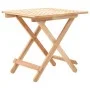 Folding side table in solid walnut wood 50x50x49 cm by vidaXL, Side tables - Ref: Foro24-247105, Price: 72,12 €, Discount: %