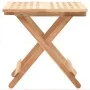 Folding side table in solid walnut wood 50x50x49 cm by vidaXL, Side tables - Ref: Foro24-247105, Price: 72,12 €, Discount: %