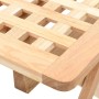 Mesa auxiliar plegable de madera maciza de nogal 50x50x49 cm de vidaXL, Mesas auxiliares - Ref: Foro24-247105, Precio: 72,99 ...