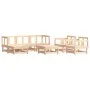 Juego de muebles de jardín 7 piezas madera maciza de pino von , Gartensets - Ref: Foro24-3186214, Preis: 350,44 €, Rabatt: %