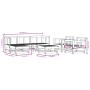 Juego de muebles de jardín 7 piezas madera maciza de pino von , Gartensets - Ref: Foro24-3186214, Preis: 355,11 €, Rabatt: %