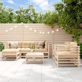 Garden furniture set 7 pieces solid pine wood by , Garden sets - Ref: Foro24-3186263, Price: 409,81 €, Discount: %