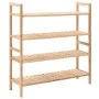 Solid walnut wood shoemaker 69x26x81 cm by vidaXL, Shoe racks and shoe organizers - Ref: Foro24-247103, Price: 58,00 €, Disco...