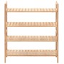 Solid walnut wood shoemaker 69x26x81 cm by vidaXL, Shoe racks and shoe organizers - Ref: Foro24-247103, Price: 54,79 €, Disco...