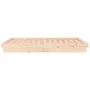 Bed frame with LED solid wood King Size 150x200 cm by , Beds and slatted bases - Ref: Foro24-819977, Price: 149,76 €, Discoun...