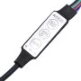 Bettgestell mit LED-Massivholz in Grau, 135 x 190 cm von , Betten und Lattenroste - Ref: Foro24-820012, Preis: 138,07 €, Raba...