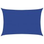 Toldo de vela rectangular HDPE azul 160 g/m² 5x6 m