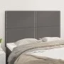 Headboards 4 units gray synthetic leather 72x5x78/88 cm by , Headboards and footboards - Ref: Foro24-3116286, Price: 83,80 €,...