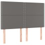 Headboards 4 units gray synthetic leather 72x5x78/88 cm by , Headboards and footboards - Ref: Foro24-3116286, Price: 84,76 €,...