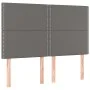 Headboards 4 units gray synthetic leather 72x5x78/88 cm by , Headboards and footboards - Ref: Foro24-3116286, Price: 83,80 €,...