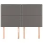 Headboards 4 units gray synthetic leather 72x5x78/88 cm by , Headboards and footboards - Ref: Foro24-3116286, Price: 83,80 €,...