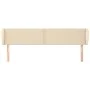 Kopfteil aus cremefarbenem Stoff, 163 x 23 x 78/88 cm von , Kopf- und Fußteile - Ref: Foro24-3117015, Preis: 71,40 €, Rabatt: %