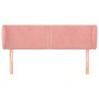 Rosa Samtkopfteil 147x23x78/88 cm von , Kopf- und Fußteile - Ref: Foro24-3117057, Preis: 63,13 €, Rabatt: %
