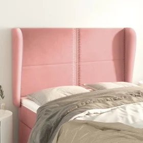 Headboard with pink velvet ears 147x23x118/128 cm by , Headboards and footboards - Ref: Foro24-3117869, Price: 126,99 €, Disc...