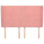 Kopfteil mit rosa Samtohren 147x23x118/128 cm von , Kopf- und Fußteile - Ref: Foro24-3117869, Preis: 116,97 €, Rabatt: %