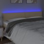 Kopfteil aus cremefarbenem Stoff mit LED 160x5x78/88 cm von , Kopf- und Fußteile - Ref: Foro24-3121483, Preis: 64,13 €, Rabat...