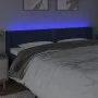 Blue fabric headboard with LED 163x16x78/88 cm by , Headboards and footboards - Ref: Foro24-3123108, Price: 60,16 €, Discount: %