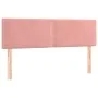Cama box spring colchón y LED terciopelo rosa 140x190 cm de , Camas y somieres - Ref: Foro24-3134344, Precio: 428,69 €, Descu...