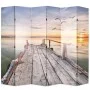 Folding divider screen 228x170 cm lake by vidaXL, Room dividers - Ref: Foro24-245884, Price: 157,17 €, Discount: %