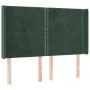 Box spring bed with mattress and LED dark green velvet 140x200cm by , Beds and slatted bases - Ref: Foro24-3139508, Price: 50...