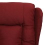 Sillón elevable tela rojo tinto en Sillones | Comprar online en Foro24