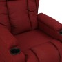 Sillón elevable tela rojo tinto en Sillones | Comprar online en Foro24