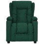 Sillón elevable tela verde oscuro en Sillones | Comprar online en Foro24