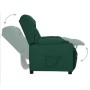 Sillón elevable tela verde oscuro en Sillones | Comprar online en Foro24