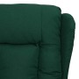 Sillón elevable tela verde oscuro en Sillones | Comprar online en Foro24