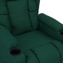 Sillón elevable tela verde oscuro en Sillones | Comprar online en Foro24