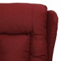 Sillón de masaje elevable tela rojo tinto en Sillones de masaje eléctricos | Comprar online en Foro24