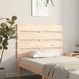 Bettkopfteil aus massivem Kiefernholz, 90 x 3 x 80 cm von , Kopf- und Fußteile - Ref: Foro24-821327, Preis: 40,39 €, Rabatt: %