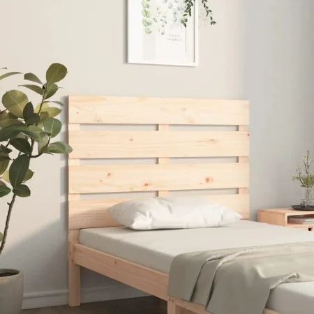 Bettkopfteil aus massivem Kiefernholz, 90 x 3 x 80 cm von , Kopf- und Fußteile - Ref: Foro24-821327, Preis: 40,37 €, Rabatt: %