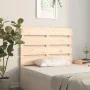 Solid pine wood bed headboard 90x3x80 cm by , Headboards and footboards - Ref: Foro24-821327, Price: 40,37 €, Discount: %