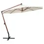 Hängender Sonnenschirm 350 cm mit weißer Holzstange von , Sonnenschirme - Ref: Foro24-42966, Preis: 212,57 €, Rabatt: %