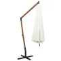 Hängender Sonnenschirm 350 cm mit weißer Holzstange von , Sonnenschirme - Ref: Foro24-42966, Preis: 212,57 €, Rabatt: %