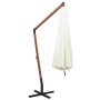 Hängender Sonnenschirm 350 cm mit weißer Holzstange von , Sonnenschirme - Ref: Foro24-42966, Preis: 221,50 €, Rabatt: %