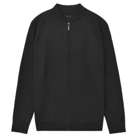 Black men's cardigan M by , Shirts and tops - Ref: Foro24-131706, Price: 22,45 €, Discount: %
