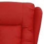 Sillón elevable cuero sintético rojo tinto en Sillones | Comprar online en Foro24
