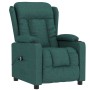 Sillón reclinable eléctrico tela verde oscuro en Sillones | Comprar online en Foro24