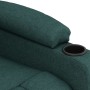Sillón reclinable eléctrico tela verde oscuro en Sillones | Comprar online en Foro24