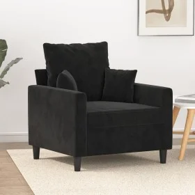 Schwarzer Samtsessel 60 cm von , Sofas - Ref: Foro24-359288, Preis: 175,61 €, Rabatt: %