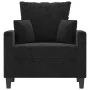 Schwarzer Samtsessel 60 cm von , Sofas - Ref: Foro24-359288, Preis: 175,61 €, Rabatt: %