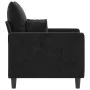 Schwarzer Samtsessel 60 cm von , Sofas - Ref: Foro24-359288, Preis: 175,61 €, Rabatt: %