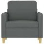 Dark gray fabric armchair 60 cm by , Sofas - Ref: Foro24-359463, Price: 143,65 €, Discount: %