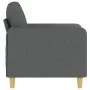 Dark gray fabric armchair 60 cm by , Sofas - Ref: Foro24-359463, Price: 143,65 €, Discount: %