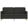 2-Sitzer-Sofa aus schwarzem Stoff, 140 cm von , Sofas - Ref: Foro24-359482, Preis: 225,18 €, Rabatt: %