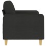 2-Sitzer-Sofa aus schwarzem Stoff, 140 cm von , Sofas - Ref: Foro24-359482, Preis: 225,18 €, Rabatt: %