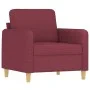 Sofa set with cushions 3 pieces red fabric by , Sofas - Ref: Foro24-3202060, Price: 557,06 €, Discount: %