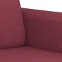 Sofa set with cushions 3 pieces red fabric by , Sofas - Ref: Foro24-3202060, Price: 557,06 €, Discount: %